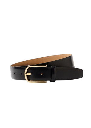 Iona leather belt Black Selected Femme 
